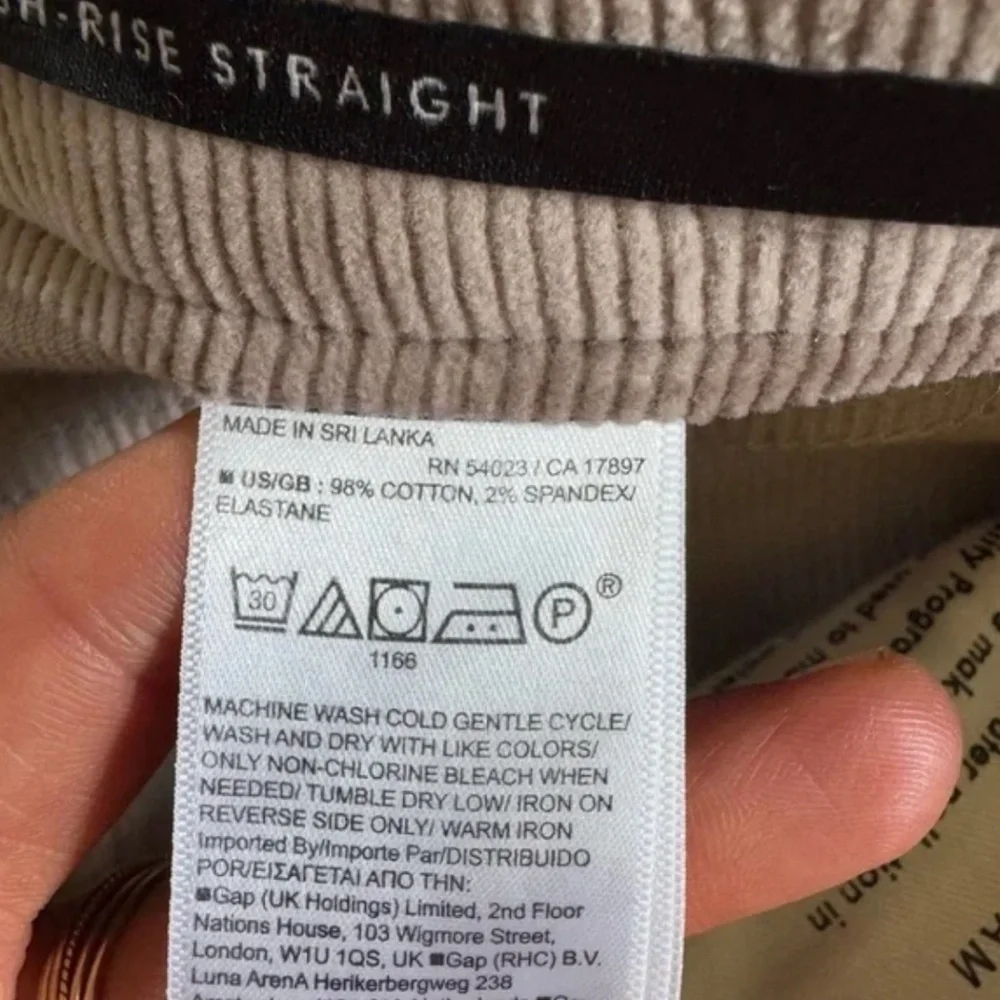 Banana Republic High Rise Straight Corduroy Pant- 29 NWT - Picture 9 of 10